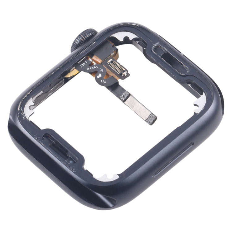 For Apple Watch Series 7 / 8 / 9 45MM GPS Aluminium Alloy Middle Frame Bezel Plate with Crown Spi...