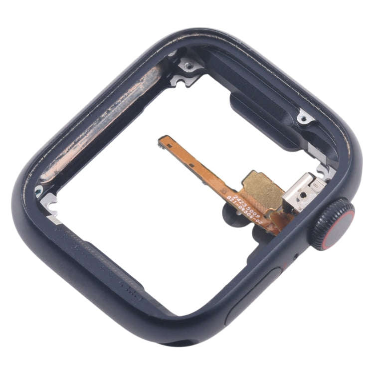 For Apple Watch Series 7 / 8 / 9 45MM GPS Aluminium Alloy Middle Frame Bezel Plate with Crown Spi...