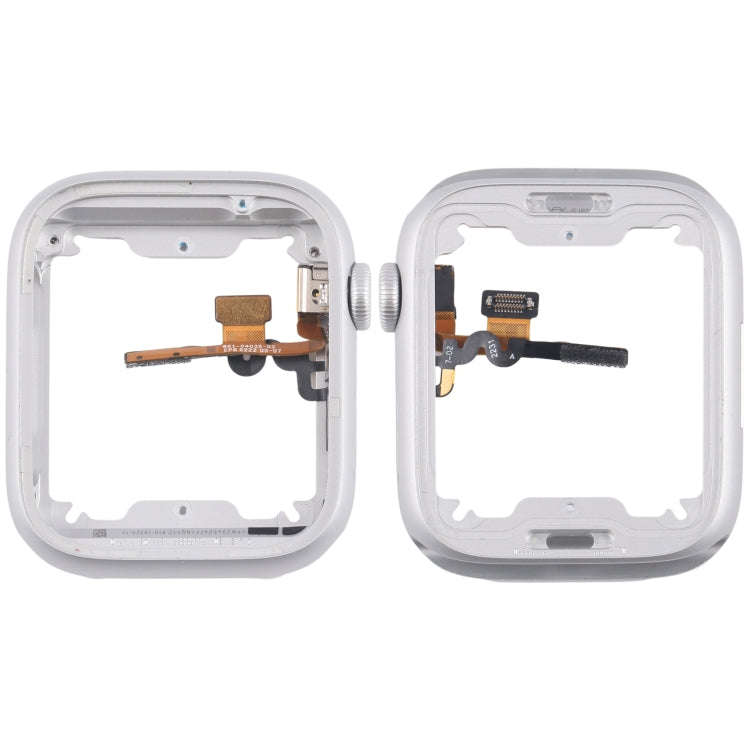 For Apple Watch Series  8 / 9 41MM LTE Aluminium Alloy Middle Frame Bezel Plate with Crown Spin A...