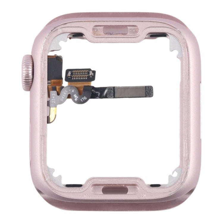 For Apple Watch Series 9 41MM LTE Aluminium Alloy Middle Frame Bezel Plate with Crown Spin Axis F...