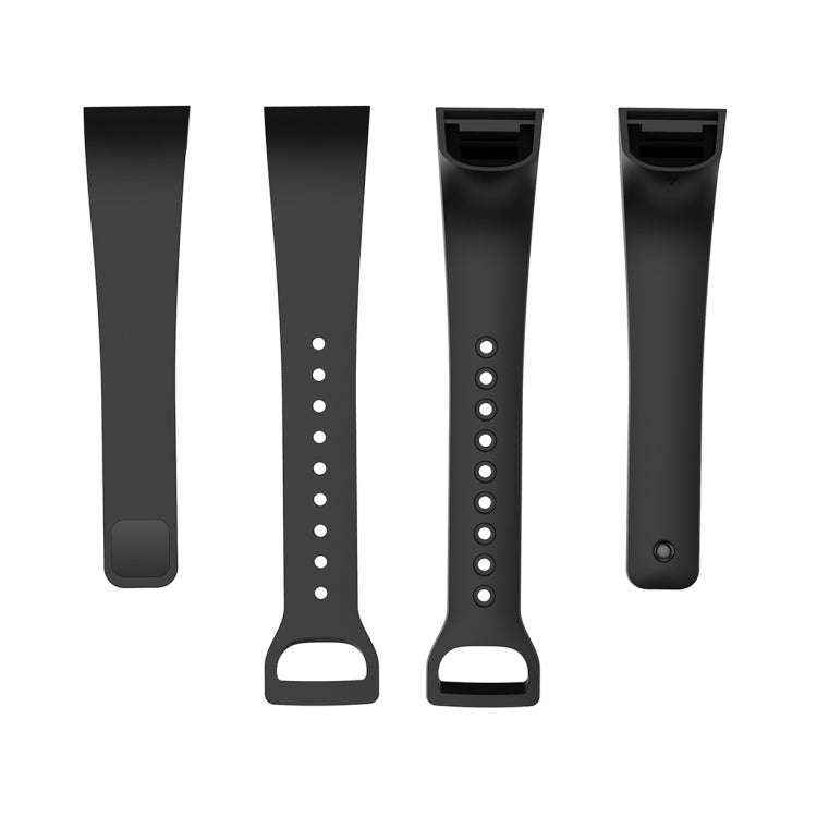 For Xiaomi Redmi Silicone Sports Watch Band(Black)