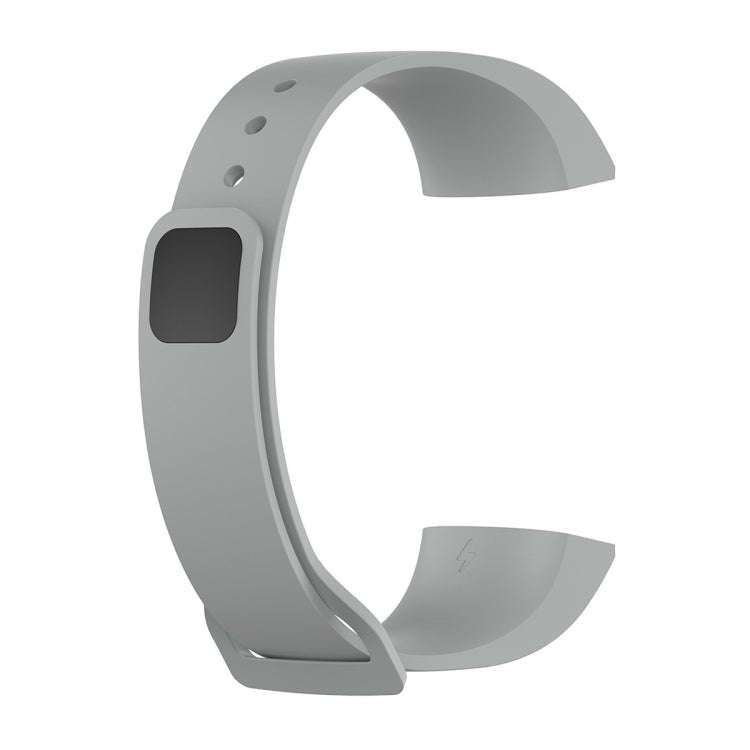For Xiaomi Redmi Silicone Sports Watch Band(Light Gray)