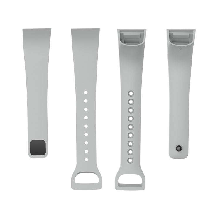 For Xiaomi Redmi Silicone Sports Watch Band(Light Gray)