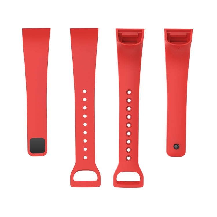 For Xiaomi Redmi Silicone Sports Watch Band(Red)