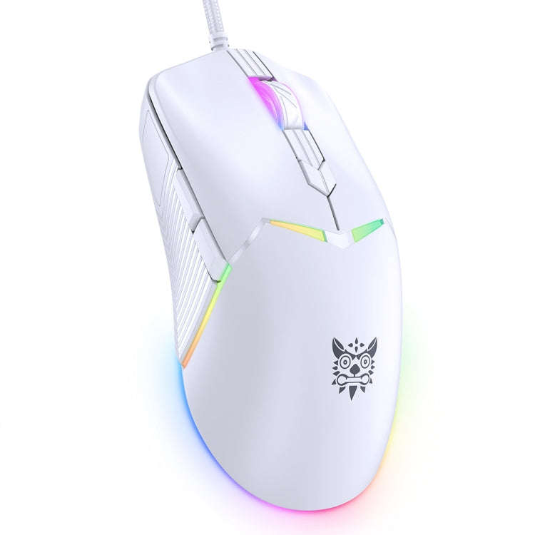 ONIKUMA CW929 RGB 6400DPI Wired Mouse(White)