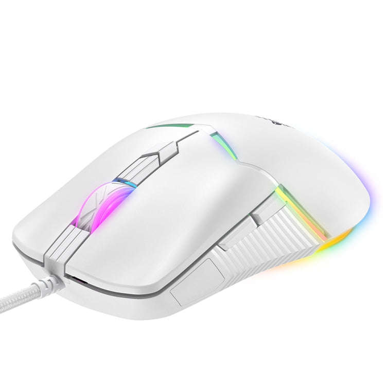 ONIKUMA CW929 RGB 6400DPI Wired Mouse(White)