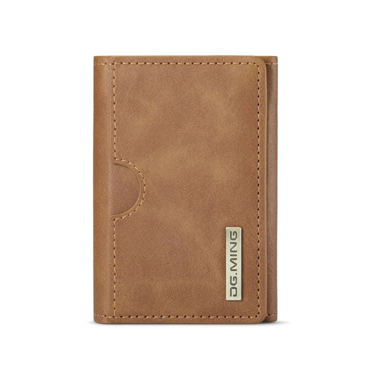 DG.MING M6 Series 3-Fold Multi Card Wallet(Brown)