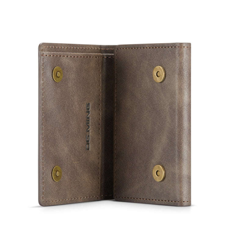 DG.MING M6 Series 3-Fold Multi Card Wallet(Coffee)