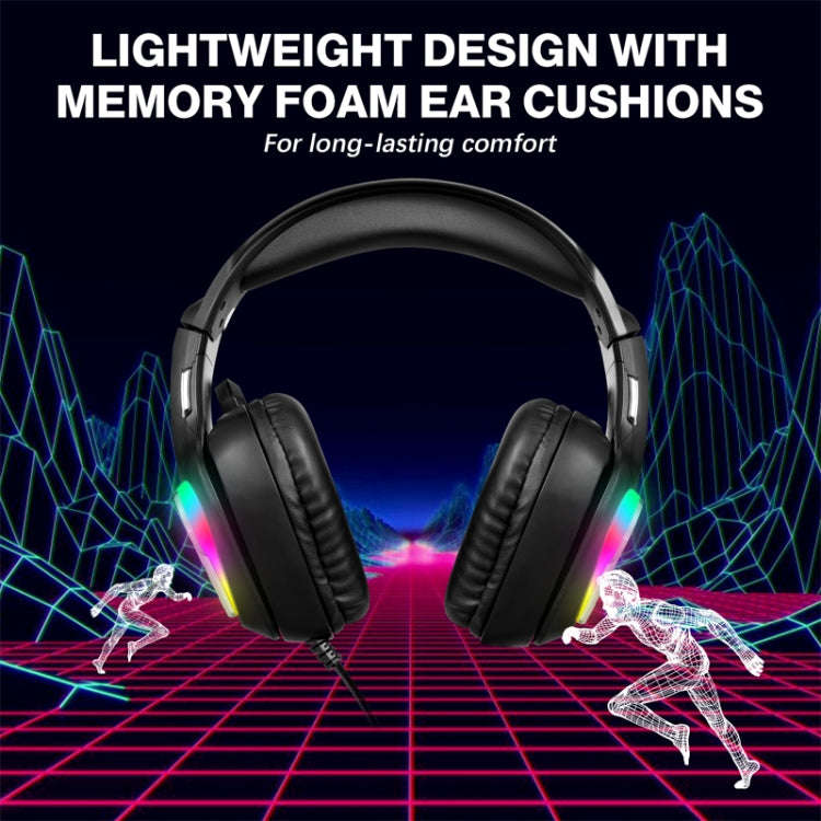 KOTION EACH G4100 Head-mounted Stereo Gaming Earphone with Mic, Black, Length: About 2.1m