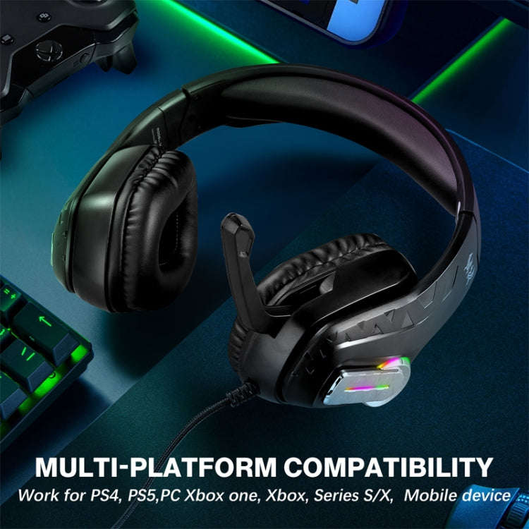 KOTION EACH G4100 Head-mounted Stereo Gaming Earphone with Mic, Black, Length: About 2.1m