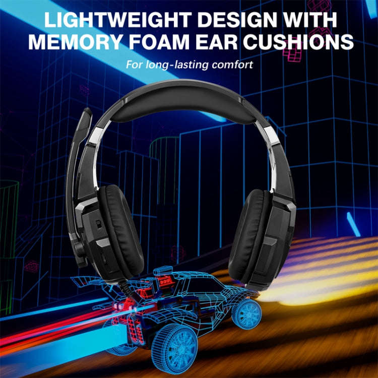 KOTION EACH G9000 Pro On-Ear Gaming Headset with Mic, Cable Length: About 2.1m(Black)