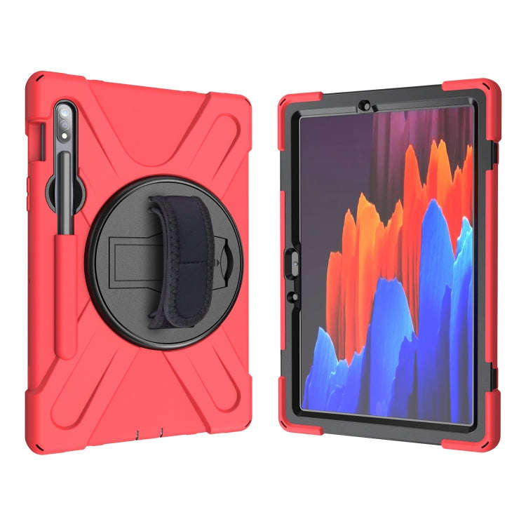 For Samsung Galaxy Tab S9 / Galaxy Tab S8 / Galaxy Tab S7 (2020) T870 Shockproof Colorful Silicon...