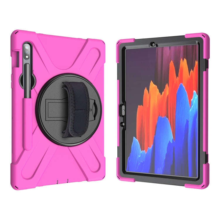 For Samsung Galaxy Tab S9 / Galaxy Tab S8 / Galaxy Tab S7 (2020) T870 Shockproof Colorful Silicon...