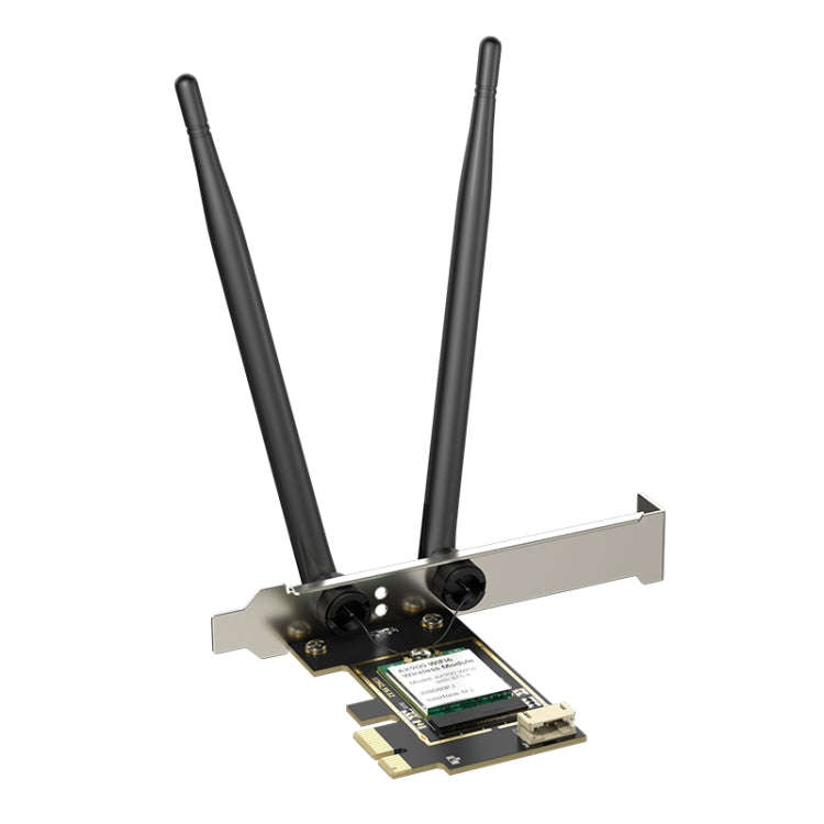 EDUP EP-9617ES 900Mbps WiFi 6 Bluetooth 5.4 Dual-Band 2.4G / 5G PCI-E Wireless WiFi Adapter(Black)