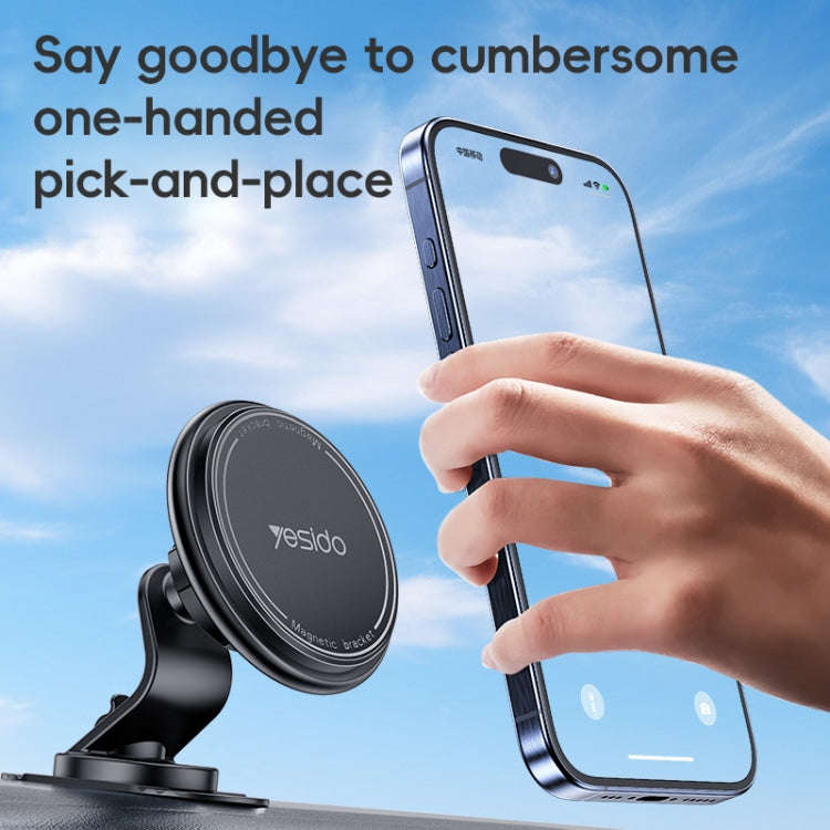 Yesido C220 Car Center Console MagSafe Magnetic Phone Holder(Black)