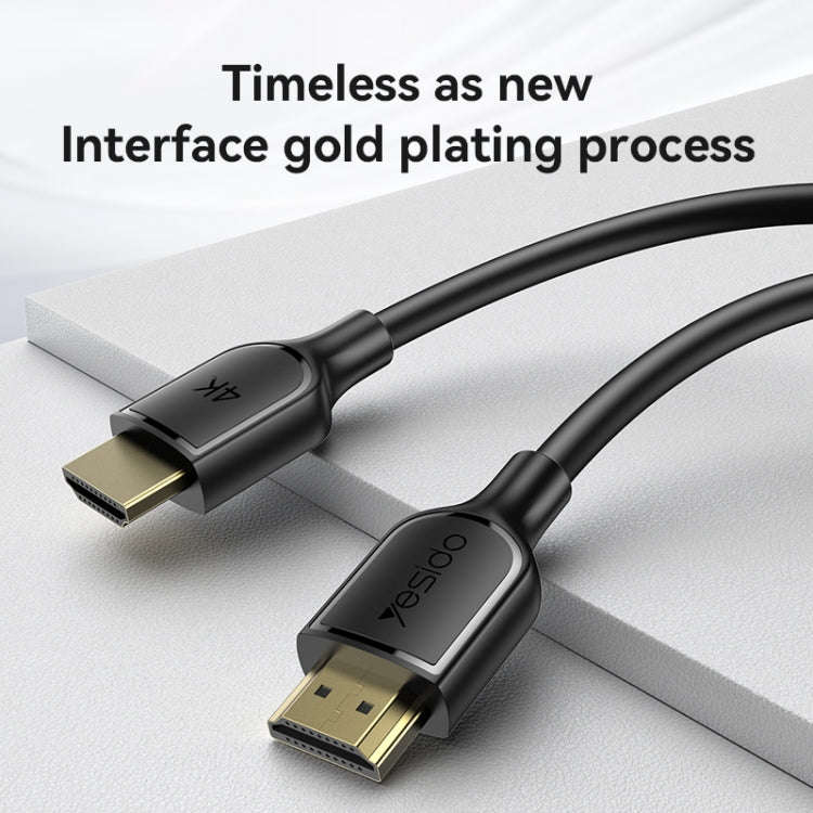 Yesido HM16 4K 30Hz HD HDMI Extension Cable, Length:1.8m(Black)