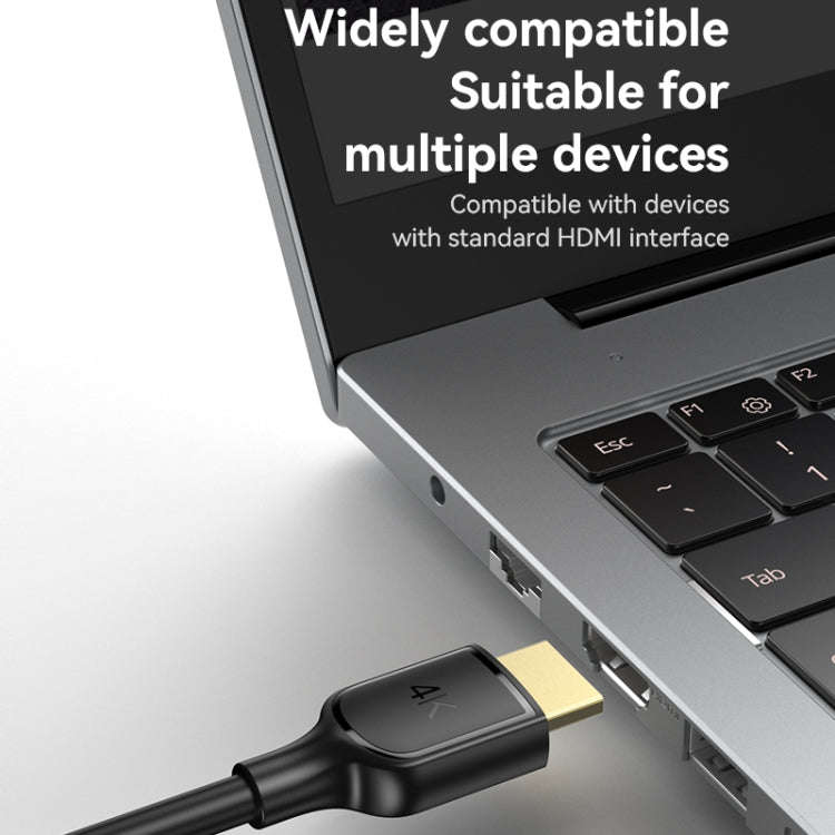 Yesido HM16 4K 30Hz HD HDMI Extension Cable, Length:1.8m(Black)