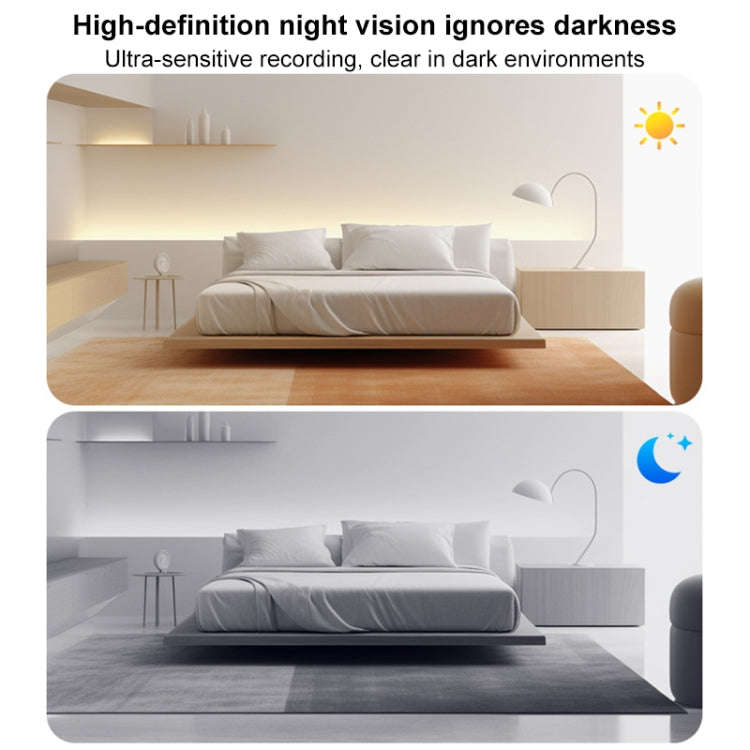 Indoor HD Night Vision Wireless WiFi Surveillance Camera, Memory Card:64GB