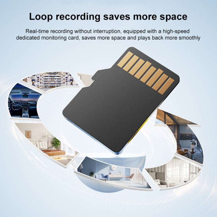 Indoor HD Night Vision Wireless WiFi Surveillance Camera, Memory Card:64GB