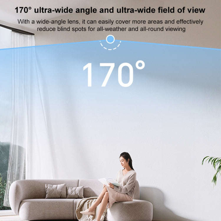 Indoor HD Night Vision Wireless WiFi Surveillance Camera, Memory Card:128GB