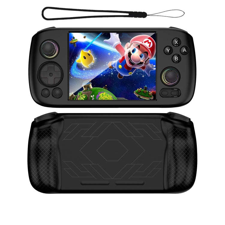 For ANBERNIC RG406H Silicone Game Console Protective Case(Black)