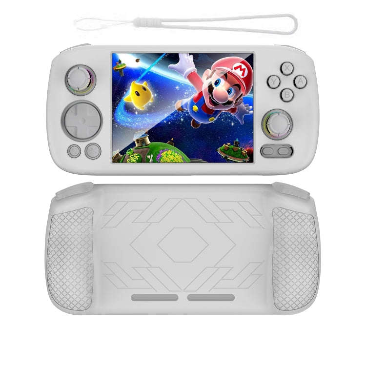 For ANBERNIC RG406H Silicone Game Console Protective Case(White)