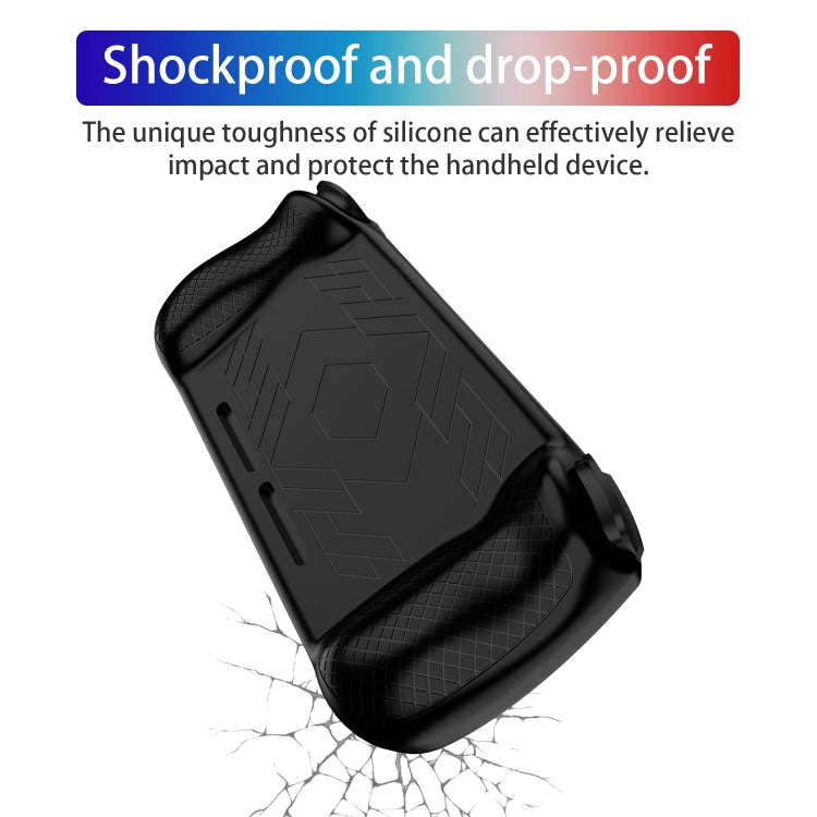 For ANBERNIC RG406H Silicone Game Console Protective Case(Black)