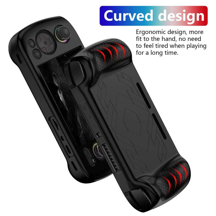 For ANBERNIC RG406H Silicone Game Console Protective Case(Black)