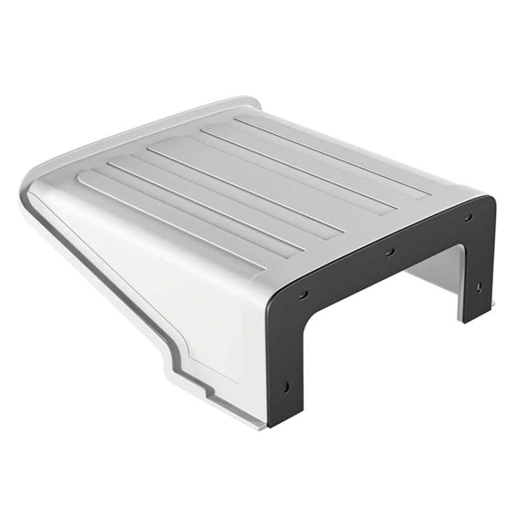 Outdoor Rainproof Sunproof Dustproof Plastic Cover for Security Camera(White)