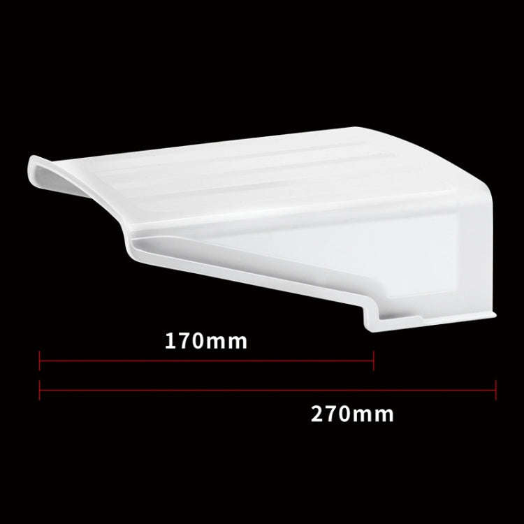 Outdoor Rainproof Sunproof Dustproof Plastic Cover for Security Camera(White)