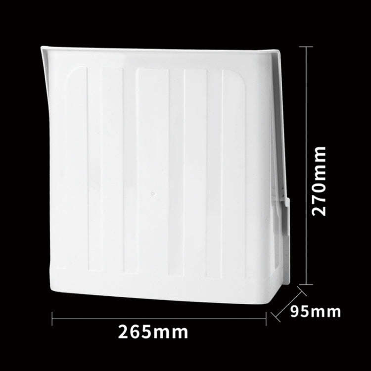 Outdoor Rainproof Sunproof Dustproof Plastic Cover for Security Camera(White)