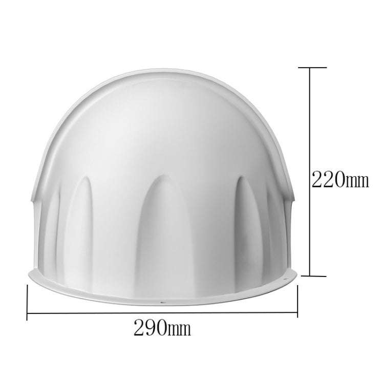 Outdoor Rainproof Sunshade Dustproof Plastic Cover for Security Camera(White)