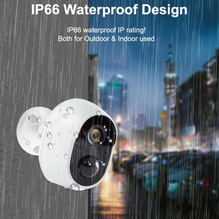 Home Ultra-HD Infrared Night Vision WiFi Surveillance Camera, Memory Card:128GB(EU Plug)