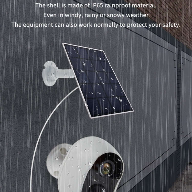 Graffit Version Home Ultra-HD Solar Panel Wireless WiFi Surveillance Camera, Memory Card:Without ...