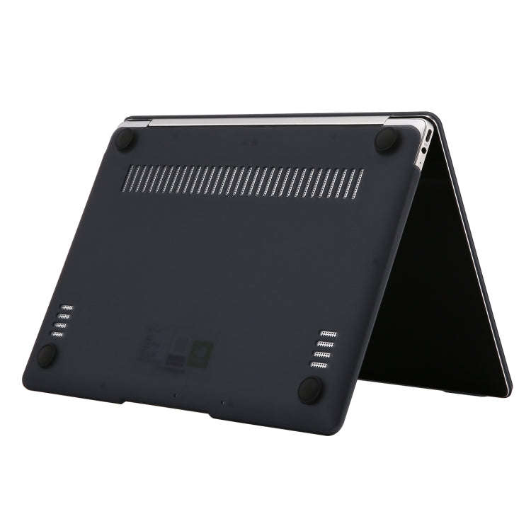 For Huawei MateBook 14 inch 2021 Shockproof Frosted Laptop Protective Case(Black)