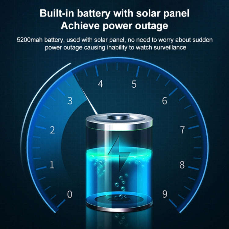 3MP Graffit Version Outdoor HD Solar Panel Wireless WiFi Surveillance Camera, Memory Card:Without...