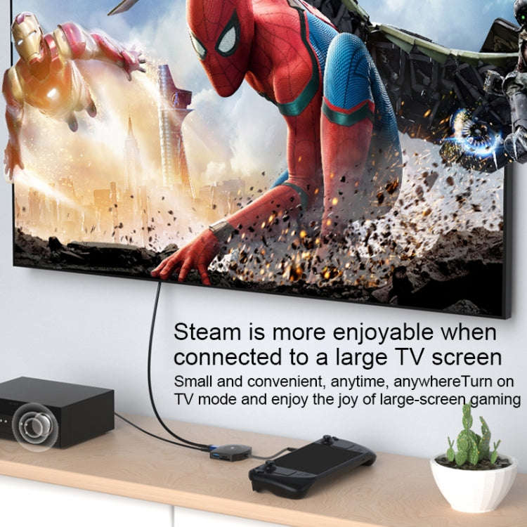 YCE-Z70A Type-C to PD 3.0, USB 3.0x2 + SD/TF, 3.5mm and HD1.4 Docking Station Video Capture Card(...