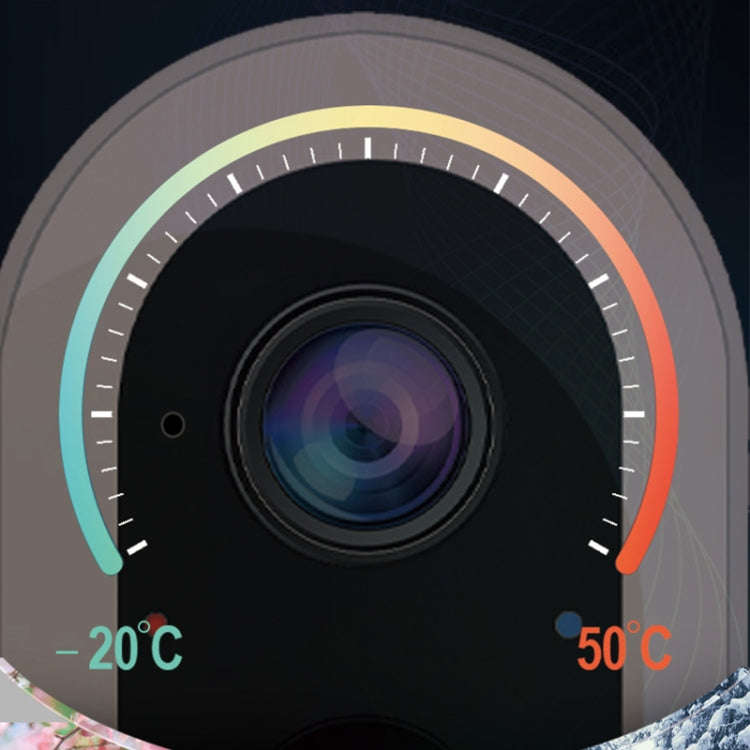 WiFi Tuya Smart Version HD Low Power Consumption Battery Camera, US Plug, Memory Card:128GB(Grey)