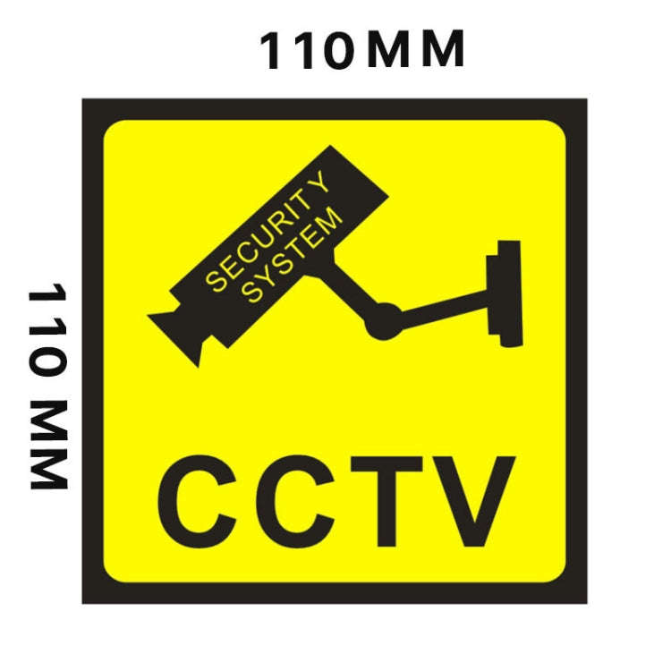 100pcs 24 Hour Video CCTV Monitor Warning Sticker