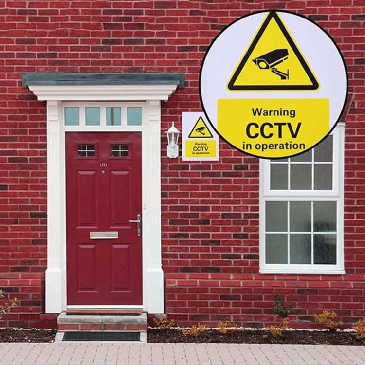 100pcs 24 Hour Video CCTV Monitor Warning Sticker