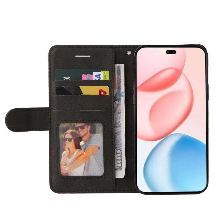 For Honor 400 Pro Global 160.8mm Dual-color Splicing Flip Leather Phone Case(Black)
