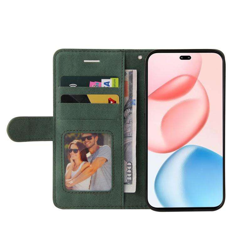 For Honor 400 Pro Global 160.8mm Dual-color Splicing Flip Leather Phone Case(Green)