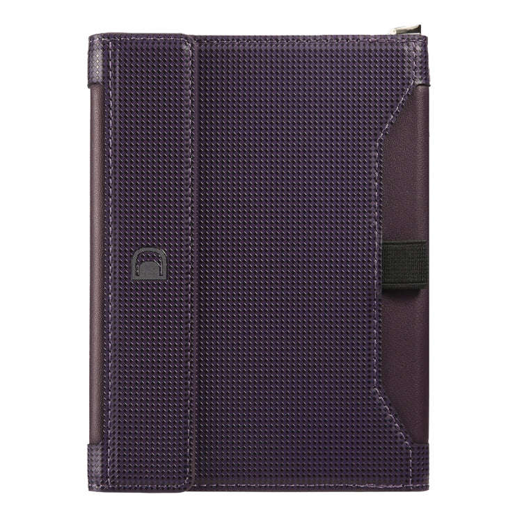 Multifunctional Travel Document Bag RFID Anti-Theft Passport Book(Dark Purple)