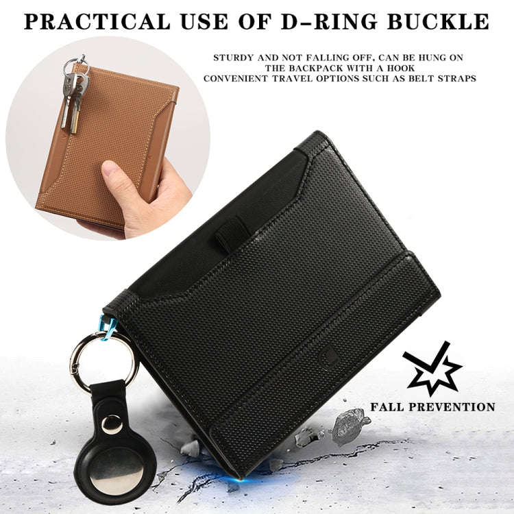 Multifunctional Travel Document Bag RFID Anti-Theft Passport Book(Grey)