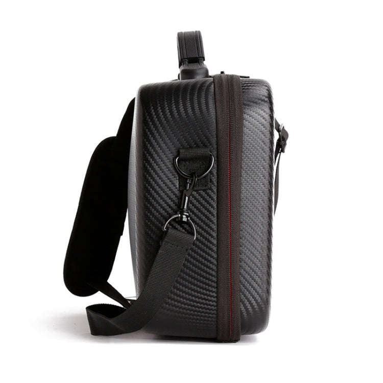 For DJI Mavic Air 2 Portable PU Shoulder Storage Bag Protective Box(Black Red)