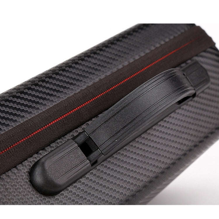For DJI Mavic Air 2 Portable PU Shoulder Storage Bag Protective Box(Black Red)
