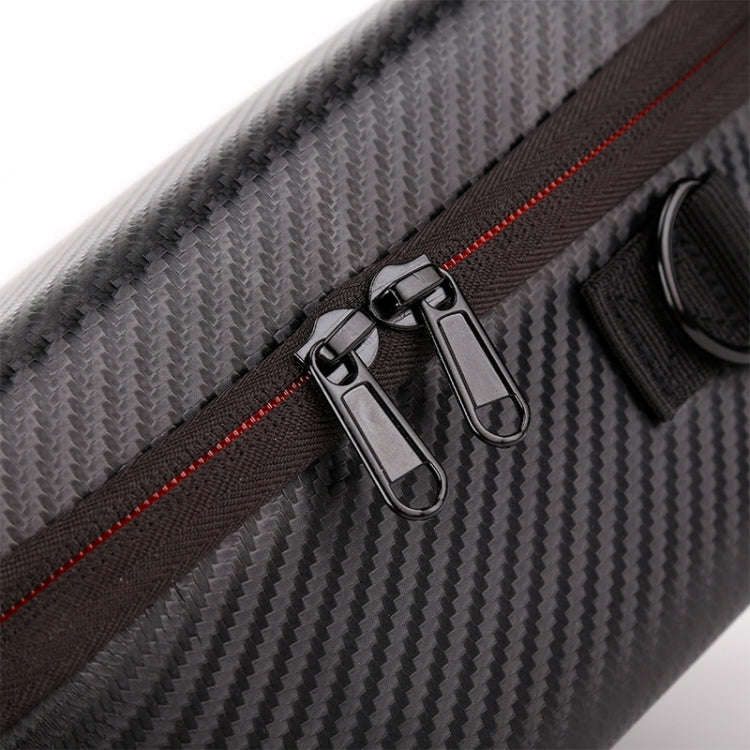 For DJI Mavic Air 2 Portable PU Shoulder Storage Bag Protective Box(Black Red)