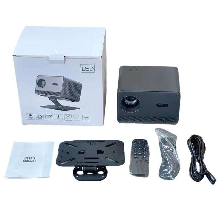 M10 Plus 1280 x 720P 200ANSI Amlogic H713 CPU Android 11 Smart Projector with Bracket, US Plug(Me...