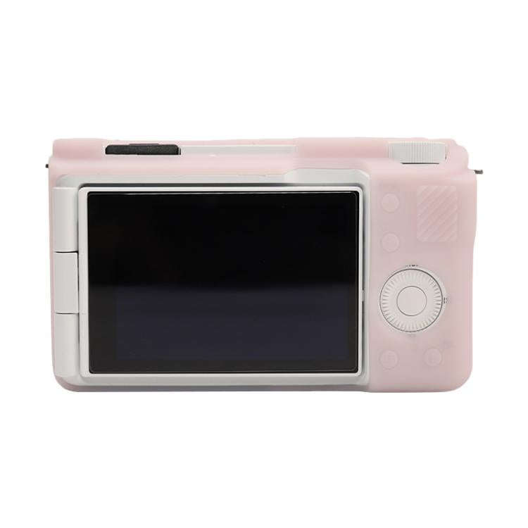 For Sony ZV-E10 II / ZV-E10M2 Glossy Soft Silicone Protective Case(Jelly Pink)