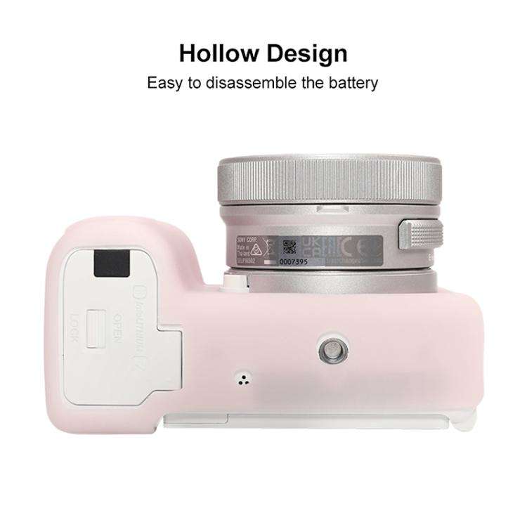 For Sony ZV-E10 II / ZV-E10M2 Glossy Soft Silicone Protective Case(Jelly Pink)